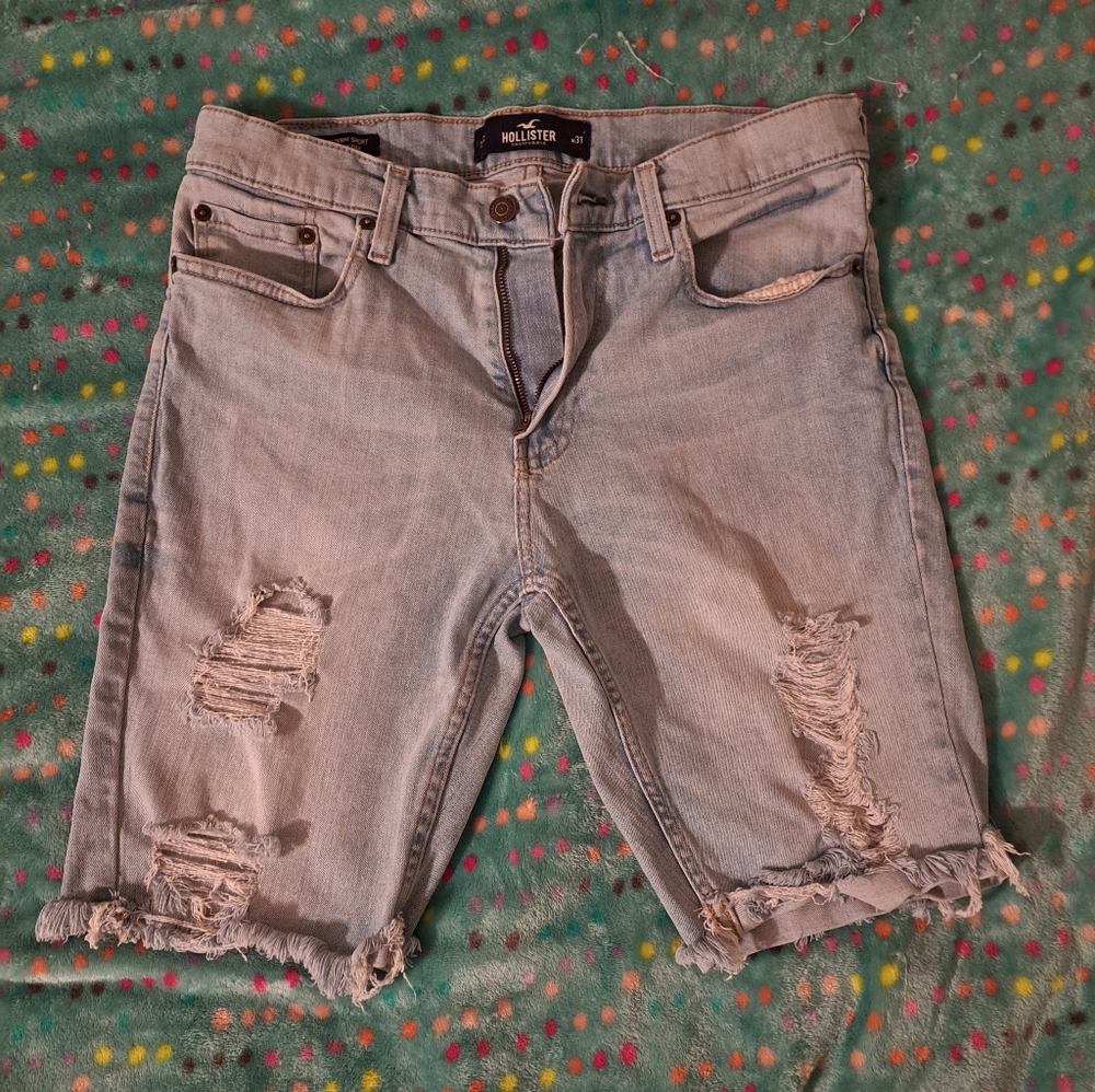 Hollister Skinny Denim Shorts.  Excellent condition. Size 31